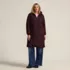 Women's Plus Size FeatherFree Insulated Diamond Quilted Maxi Coat, Front