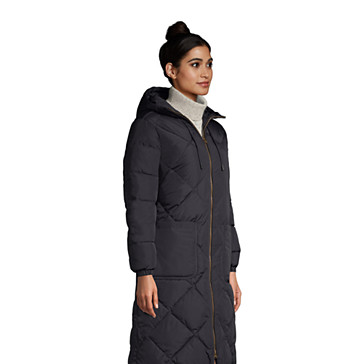 Manteau Long ThermoPlume à Capuche, Femme Stature Standard image number 8
