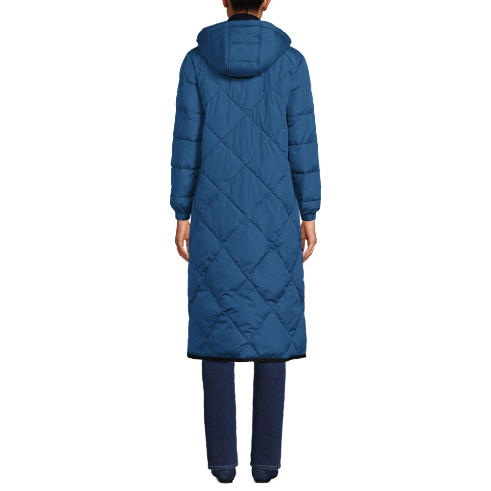 Women's Insulated Quilted Primaloft ThermoPlume Maxi Winter Coat