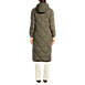 Women's Insulated Quilted Primaloft ThermoPlume Maxi Winter Coat, Back
