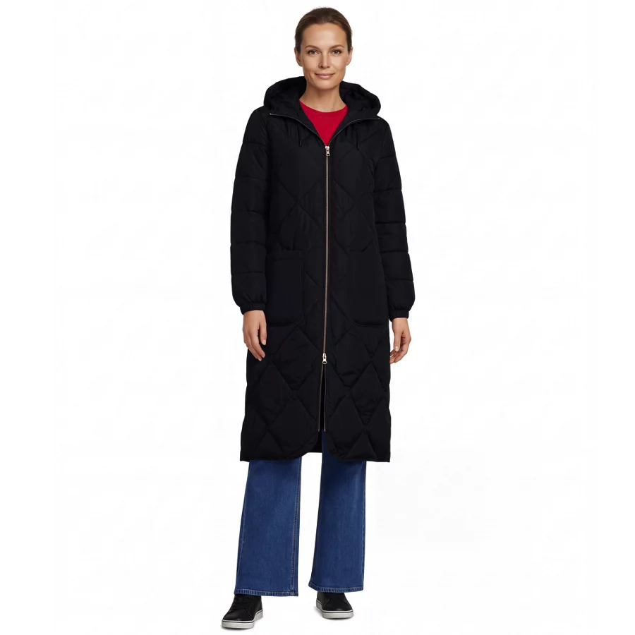 Women's Featherfree Insulated Diamond Quilted Maxi Coat view 2