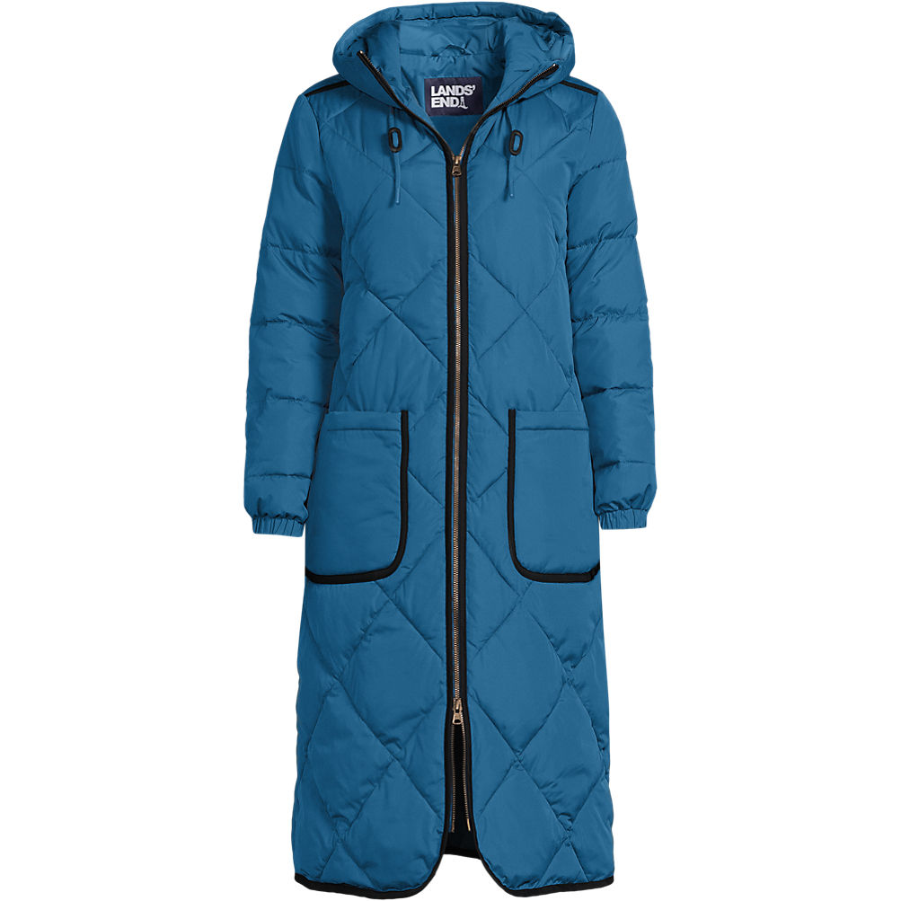 Women's Insulated Quilted Primaloft ThermoPlume Maxi Winter Coat
