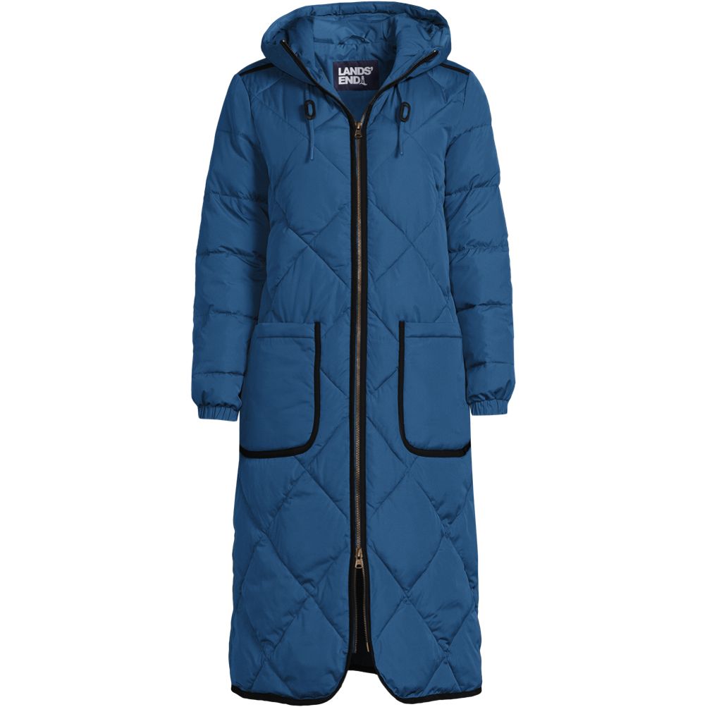 Women's Insulated Quilted Primaloft ThermoPlume Maxi Winter Coat