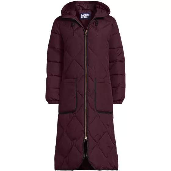 Women's FeatherFree Insulated Diamond Quilted Maxi Coat - primary