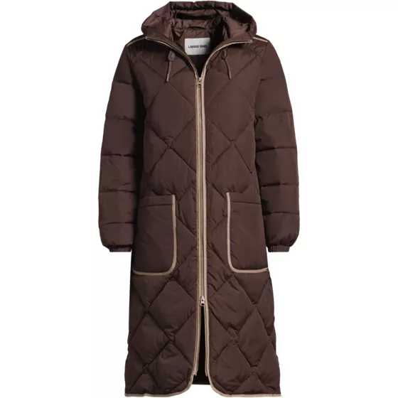 Women's FeatherFree Insulated Diamond Quilted Maxi Coat - primary