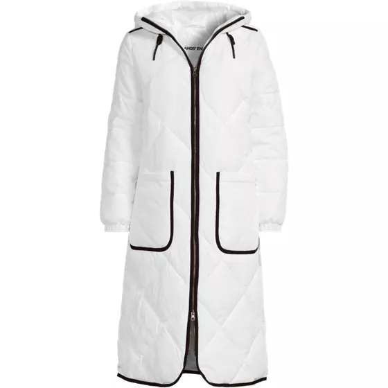 Women's FeatherFree Insulated Diamond Quilted Maxi Coat - primary