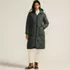 Women's Petite FeatherFree Insulated Diamond Quilted Maxi Coat, Front
