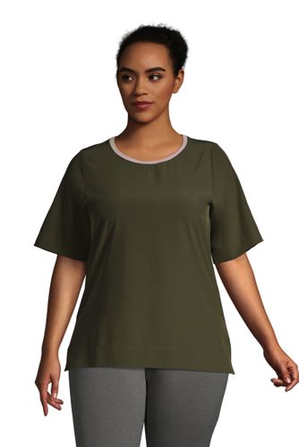 Women's Plus Size Elbow Sleeve 365 Tunic Top