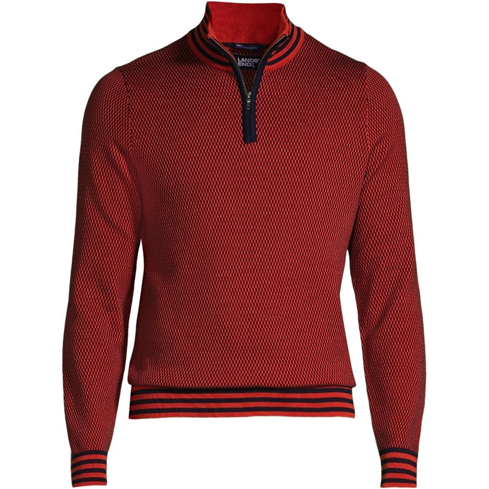 Men's Fine Gauge Supima Quarter Zip