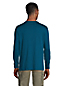 T-Shirt Henley en Coton Supima à Manches Longues, Homme Stature Standard
