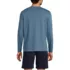 Men's Long Sleeve Cotton Supima Henley, Back