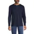 Men's Long Sleeve Cotton Supima Henley, Front