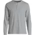Men's Long Sleeve Cotton Supima Henley, Front