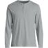Men's Long Sleeve Cotton Supima Henley, Front