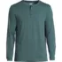 Men's Tall Long Sleeve Cotton Supima Henley, Front