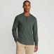 Men's Long Sleeve Cotton Supima Henley, Front