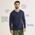 Men's Long Sleeve Cotton Supima Henley, alternative image