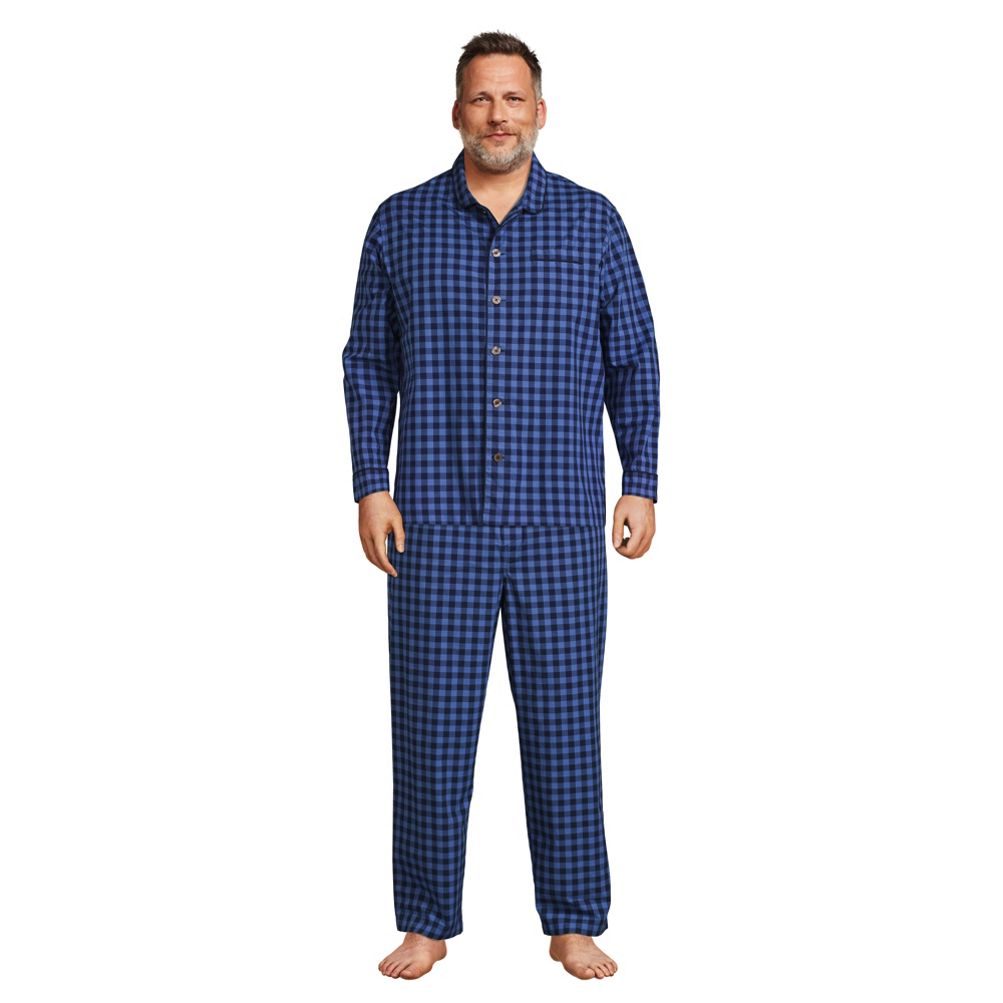 Men's Big and Tall Poplin Pajama Pants