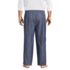 Men's Big and Tall Poplin Pajama Pants, Back