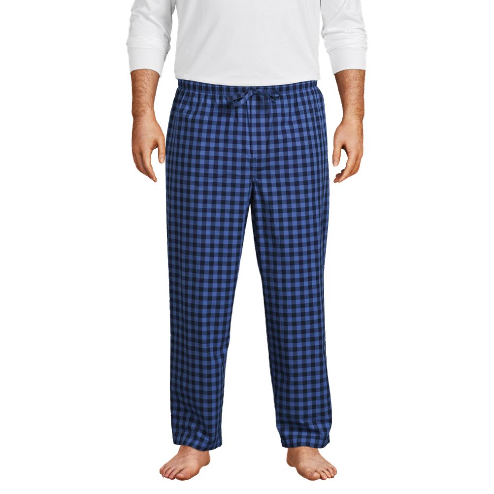 Men s Big and Tall Poplin Pajama Pants