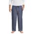 Men's Big and Tall Poplin Pajama Pants, Front