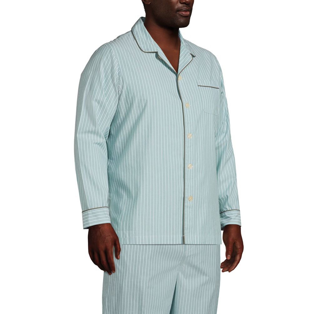 Men's Big Essential Pajama Shirt | Lands' End