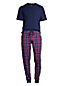 Pyjama 2 Pièces en Jersey de Coton Stretch, Homme Stature Standard