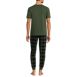 Men's Knit Jersey Pajama Sleep Set, Back