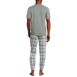 Men's Knit Jersey Pajama Sleep Set, Back