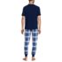 Men's Knit Jersey Pajama Sleep Set, Back