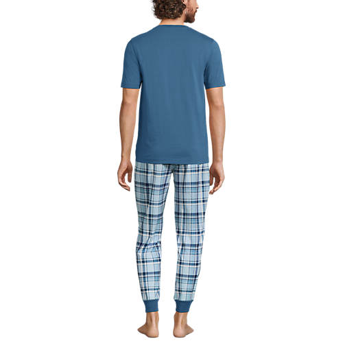 Men's Knit Jersey Pajama Sleep Set - Secondary