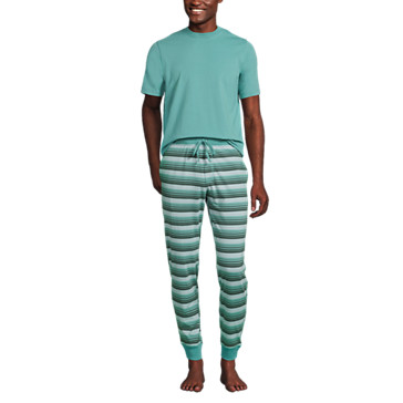 Pyjama 2 Pièces en Jersey de Coton Stretch, Homme Stature Standard image number 0