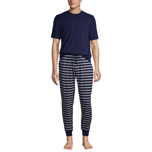 Men's Knit Jersey Pajama Sleep Set 
