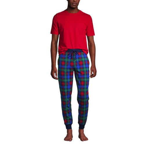 Men's Knit Jersey Pajama Sleep Set | Lands' End