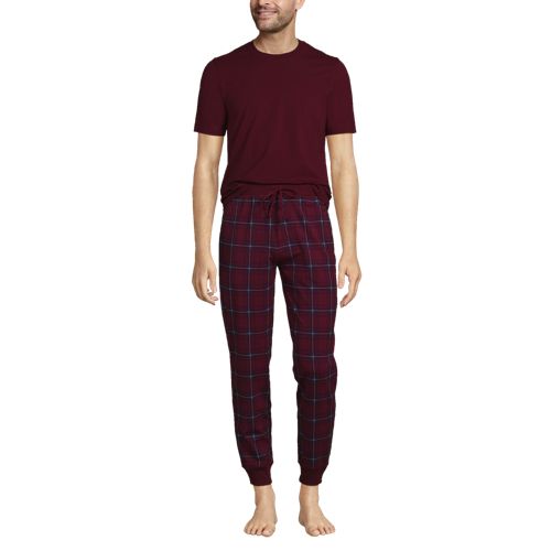 Men's Sherpa Fleece Lined Flannel Pajama Pants