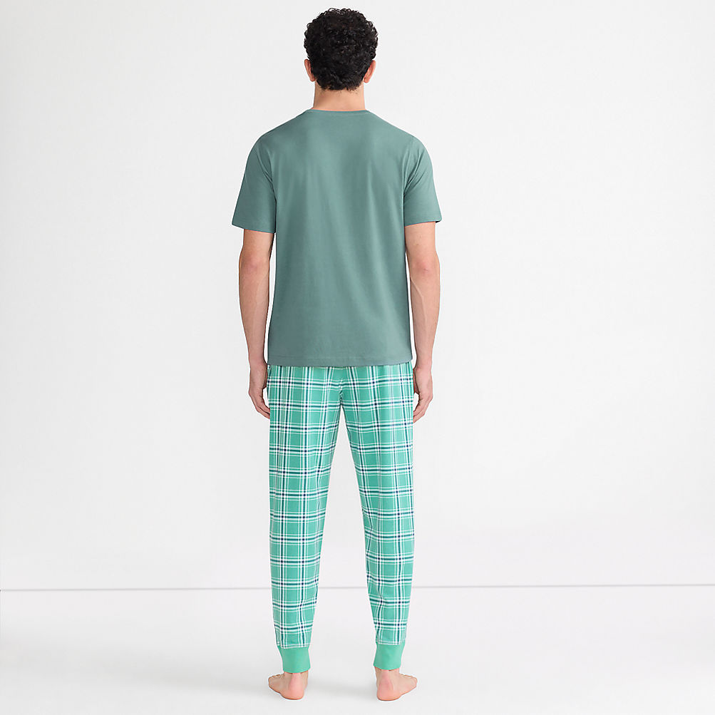 Men's Knit Jersey Pajama Sleep Set | Lands' End Men's Knit Jersey Pajama Sleep Set | Lands' End