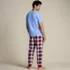 Men's Knit Jersey Pajama Sleep Set, Back
