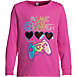 Girls Long Sleeve Graphic Tee, Front
