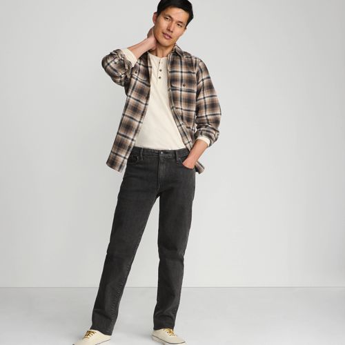 Men's No Iron Comfort Waist Traditional Fit Plain Front