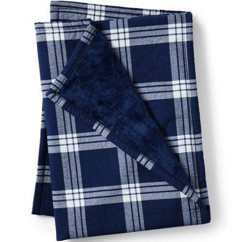 Lightweight Throw Blanket Lands' End