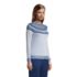 Women's Cotton Drifter Shaker Doubled Crew Neck Sweater - Striped Yoke, alternative image