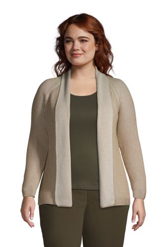 Lands end plus size cardigans sale