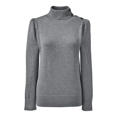 SC&Co. Crew Neck Jumper with Shoulder Button