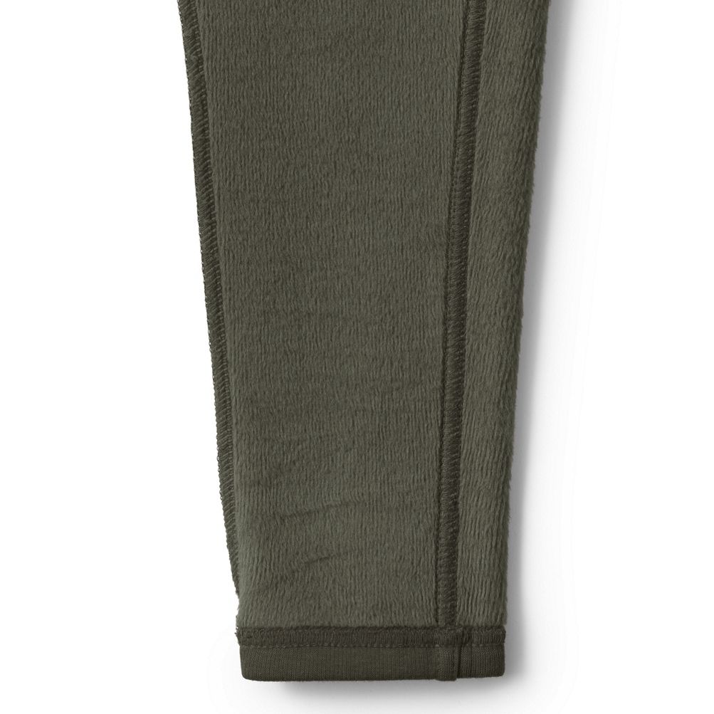 Lands' End Women's Plus Size High Rise Serious Sweats Fleece Lined Pocket  Leggings - Charcoal heather