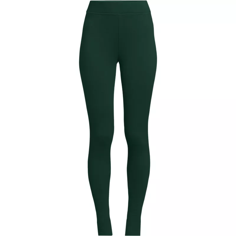 Women's Plus Size High Rise Serious Sweats Fleece Lined Pocket Leggings, Front