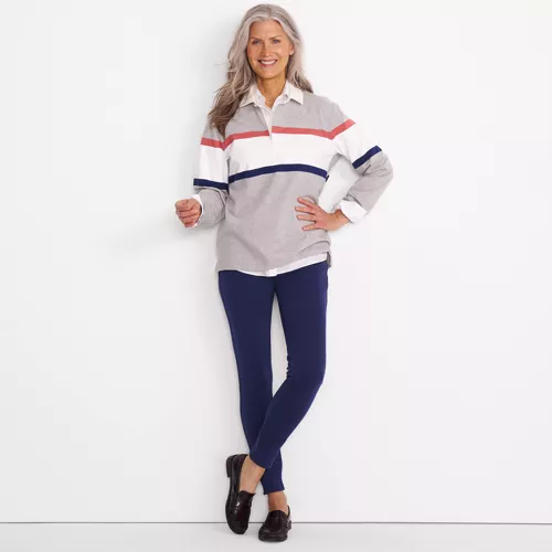 Women's High Rise Serious Sweats Fleece Lined Pocket Leggings, alternative image