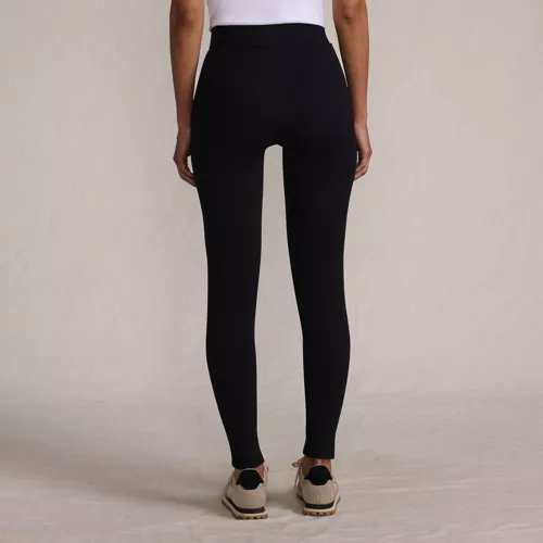 Women's High Rise Serious Sweats Fleece Lined Pocket Leggings, Back