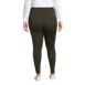 Women's Plus Size High Rise Serious Sweats Fleece Lined Pocket Leggings, Back