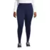 Women's Plus Size High Rise Serious Sweats Fleece Lined Pocket Leggings, Front