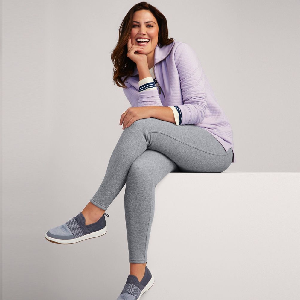 Lands' End Lands End Womens Plus Size High Rise Serious Sweats India